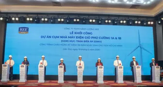 Khởi công Dự án cụm Nhà máy điện gió Phú Cường 1A và 1B