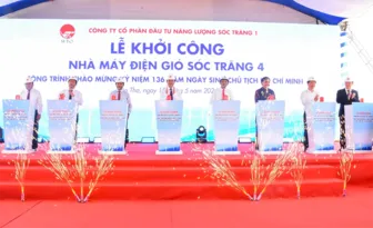 Khởi công Dự án Nhà máy Điện gió Sóc Trăng 4