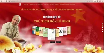 Tủ sách Bác Hồ điện tử - đổi mới phương thức tuyên truyền lý luận trên nền tảng số