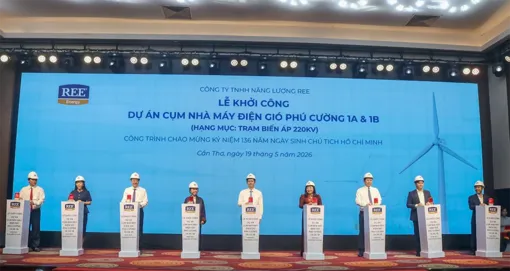 Khởi công Dự án cụm Nhà máy điện gió Phú Cường 1A và 1B