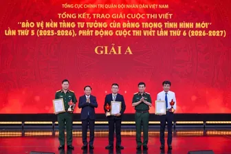 31 tác phẩm xuất sắc được trao giải Cuộc thi viết “Bảo vệ nền tảng tư tưởng của Đảng trong tình hình mới” lần thứ 5