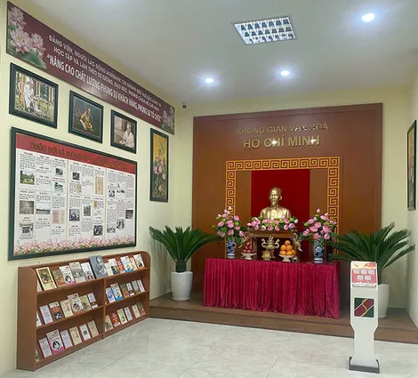 Agribank Chi nhánh Bắc Long An ra mắt "Không gian văn hóa Hồ Chí Minh"