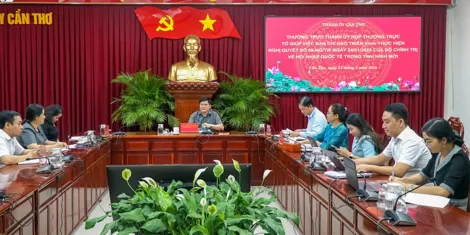 Chuẩn bị các nội dung tham mưu lãnh đạo thành phố chỉ đạo đẩy mạnh hội nhập quốc tế trong tình hình mới