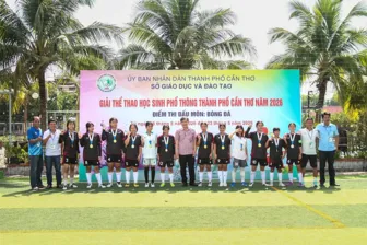 Kết thúc và trao giải môn Bóng đá Giải Thể thao học sinh phổ thông TP Cần Thơ 2026