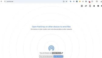 Gửi tập tin trực tiếp giữa mọi thiết bị với Pairdrop