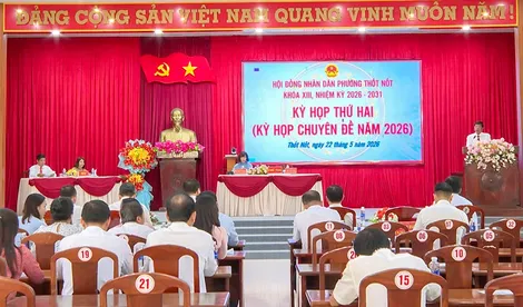 HĐND phường Thốt Nốt điều chỉnh và giao kế hoạch vốn đầu tư công