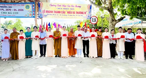 Khánh thành cầu 'Hiểu và thương IV'
