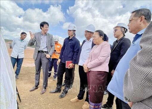 Lao senior legislator visits major Vietnamese-invested project