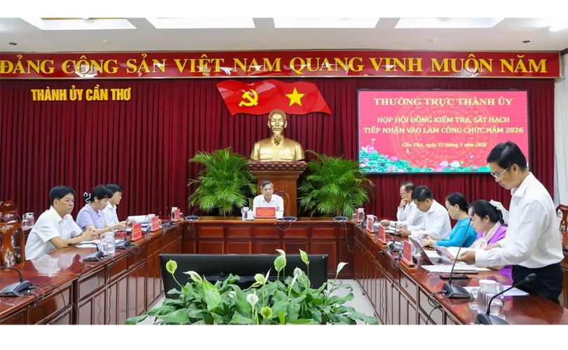 14 thí sinh trúng tuyển kỳ kiểm tra, sát hạch tiếp nhận vào làm công chức năm 2026