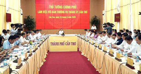 Thủ tướng Chính phủ Lê Minh Hưng: TP Cần Thơ phải xây dựng kịch bản cụ thể để tăng trưởng 2 con số