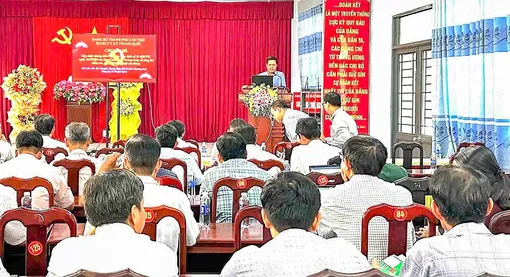 Đảng ủy xã Thạnh Quới quán triệt, triển khai Quy định về công tác kiểm tra, giám sát