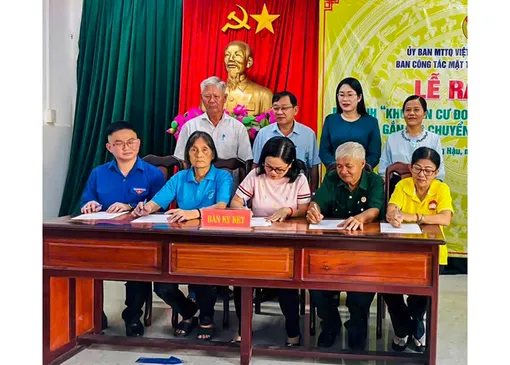 Xây dựng “Khu dân cư đoàn kết, ấm no, hạnh phúc”