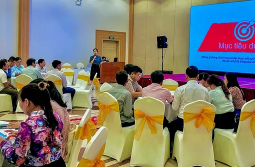 Tập huấn giảng viên nguồn về canh tác lúa thân thiện với môi trường