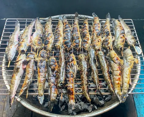 Cá thòi lòi nướng muối ớt