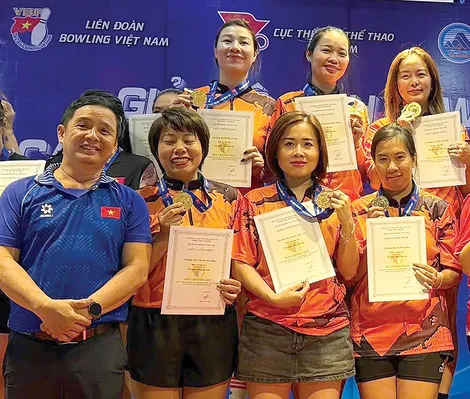 Bowling Cần Thơ đoạt 11 huy chương giải đội mạnh quốc gia