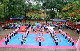 Gần 1.000 VĐV tham gia Đại hội Thể dục thể thao xã Vĩnh Thuận Đông