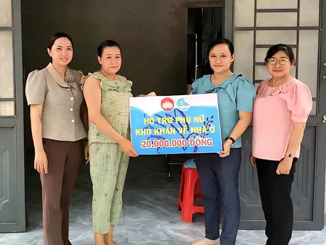 Hỗ trợ hội viên, phụ nữ xây dựng nhà ở