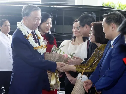 Tổng Bí thư, Chủ tịch nước Tô Lâm bắt đầu chuyến thăm cấp nhà nước Philippines