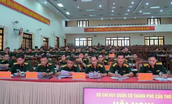 Bộ Chỉ huy Quân sự TP Cần Thơ tổ chức hội nghị giao ban tháng 5-2026