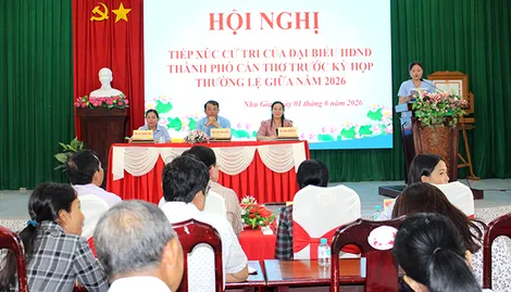 Tổ đại biểu số 9 HĐND TP Cần Thơ tiếp xúc cử tri tại xã Nhu Gia