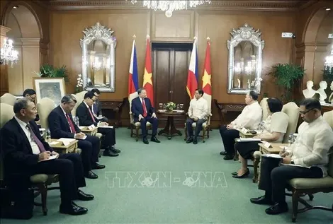 Tổng Bí thư, Chủ tịch nước Tô Lâm hội đàm với Tổng thống Philippines