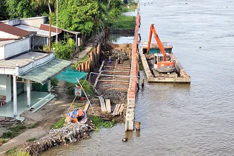 Tăng cường phòng, chống  sạt lở bờ sông, bờ biển