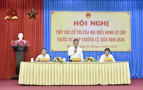 Cử tri xã Mỹ Hương và Mỹ Tú kiến nghị nhiều vấn đề liên quan đến đời sống dân sinh