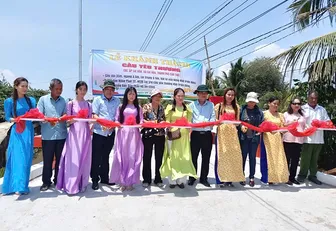 Xã hội hóa cầu giao thông nông thôn, đảm bảo an toàn, thuận tiện cho người dân