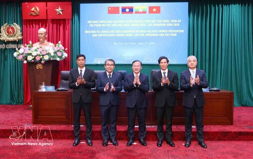 Vietnam, China, Laos, Myanmar launch joint anti-drug crime crackdown