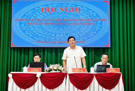 Cử tri phường Mỹ Xuyên kiến nghị nâng cao chất lượng nguồn nước sinh hoạt