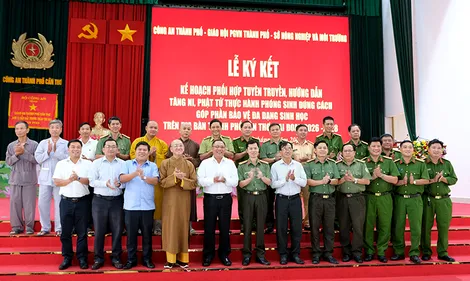 Tăng cường phối hợp tuyên truyền, đấu tranh, xử lý vi phạm, bảo vệ đa dạng sinh học