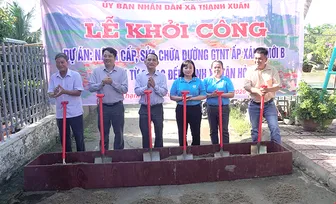 Khởi công nâng cấp, sửa chữa đường giao thông trị giá 1,2 tỉ đồng