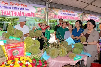 Kết nối tiêu thụ và nâng tầm giá trị sầu riêng Trường Thành
