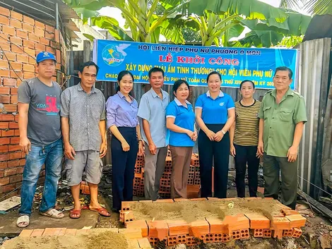 Phụ nữ Cần Thơ thực hiện nhiều công trình, phần việc với tổng trị giá hơn 11 tỉ đồng