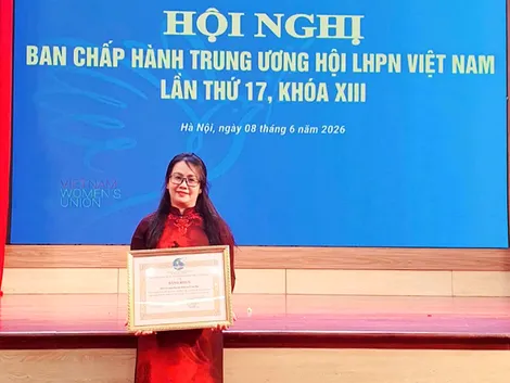 Hội LHPN TP Cần Thơ nhận bằng khen của Trung ương Hội