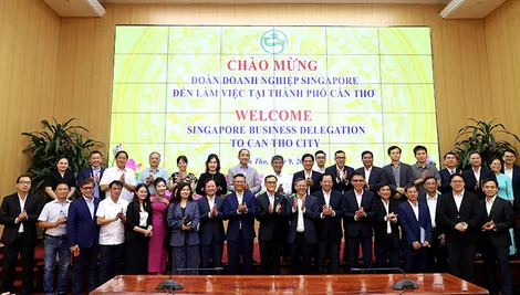 Lãnh đạo TP Cần Thơ tiếp đoàn doanh nghiệp Singapore tìm hiểu cơ hội đầu tư