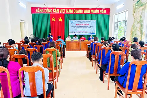 Cụm thi đua số 6 sơ kết công tác hội và phong trào phụ nữ 6 tháng đầu năm
