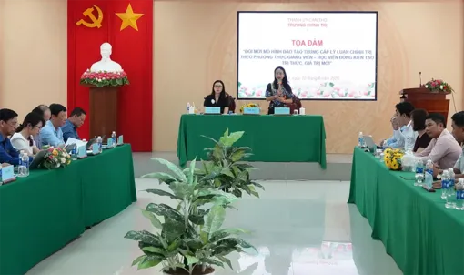 Giảng viên và học viên Trường Chính trị TP Cần Thơ đồng kiến tạo tri thức, giá trị mới