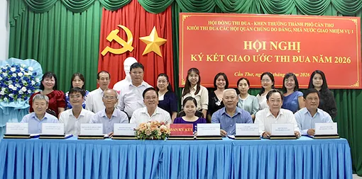 Kỳ kết giao ước thi đua giữa các Hội quần chúng do Đảng, Nhà nước giao nhiệm vụ