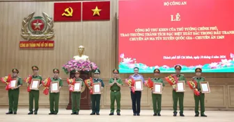 Công an TP Cần Thơ được Thủ tướng Chính phủ khen về thành tích xuất sắc trong đấu tranh với tội phạm ma túy xuyên quốc gia