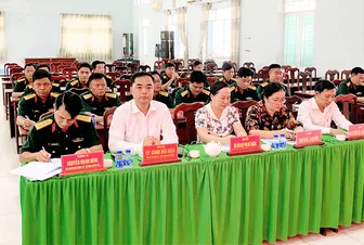 Cụm thi đua số 2, Ban Chỉ huy Quân sự 11 xã, phường sơ kết công tác thi đua, khen thưởng