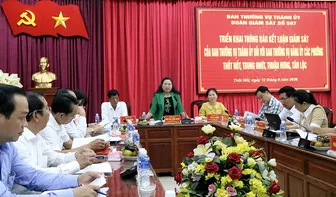 Ban Thường vụ Thành ủy Cần Thơ thông báo kết luận giám sát đối với Ban Thường vụ Đảng ủy các phường: Thốt Nốt, Trung Nhứt, Thuận Hưng và Tân Lộc