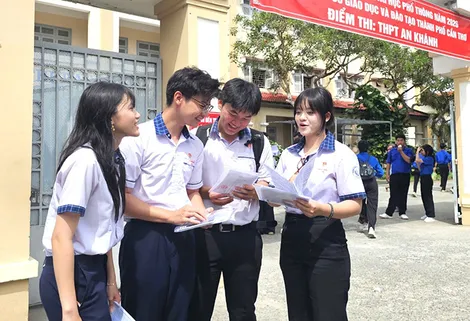 Kỳ thi tốt nghiệp THPT năm 2026 TP Cần Thơ kết thúc an toàn, tốt đẹp
