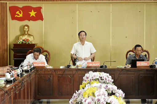 Lãnh đạo thành phố làm việc với Đảng ủy các xã: Đại Hải, An Ninh, Hồ Đắc Kiện và Phú Tâm