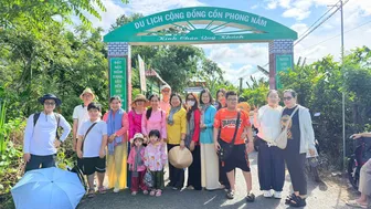 Người dân cồn Phong Nẫm tập làm du lịch cộng đồng