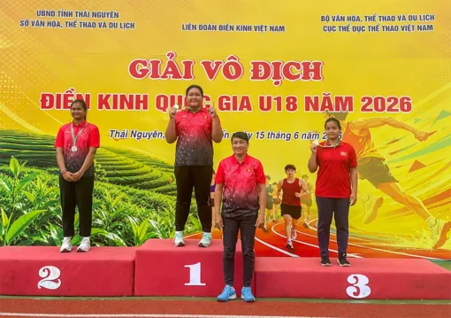 VĐV Điền kinh Cần Thơ phá kỷ lục Giải quốc gia U18