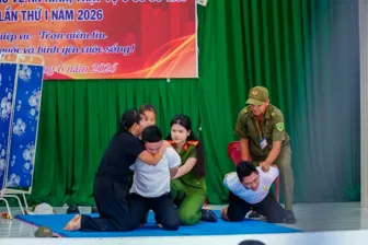 Đội xã Nhu Gia đạt giải nhất Hội thi Lực lượng tham gia bảo vệ an ninh, trật tự ở cơ sở giỏi