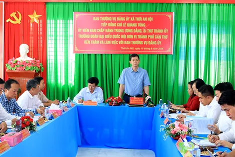 Xã Thới An Hội phải đặt mục tiêu thoát xã đặc biệt khó khăn