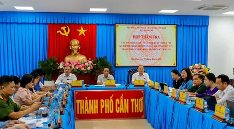 Ban Pháp chế thẩm tra các dự thảo nghị quyết trình tại kỳ họp giữa năm 2026 của HĐND TP Cần Thơ