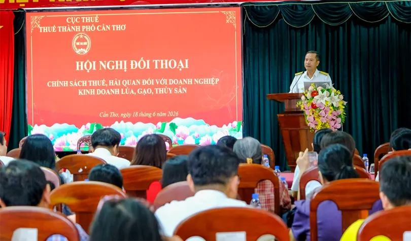 Đối thoại chính sách thuế, hải quan với doanh nghiệp kinh doanh lúa, gạo, thủy sản